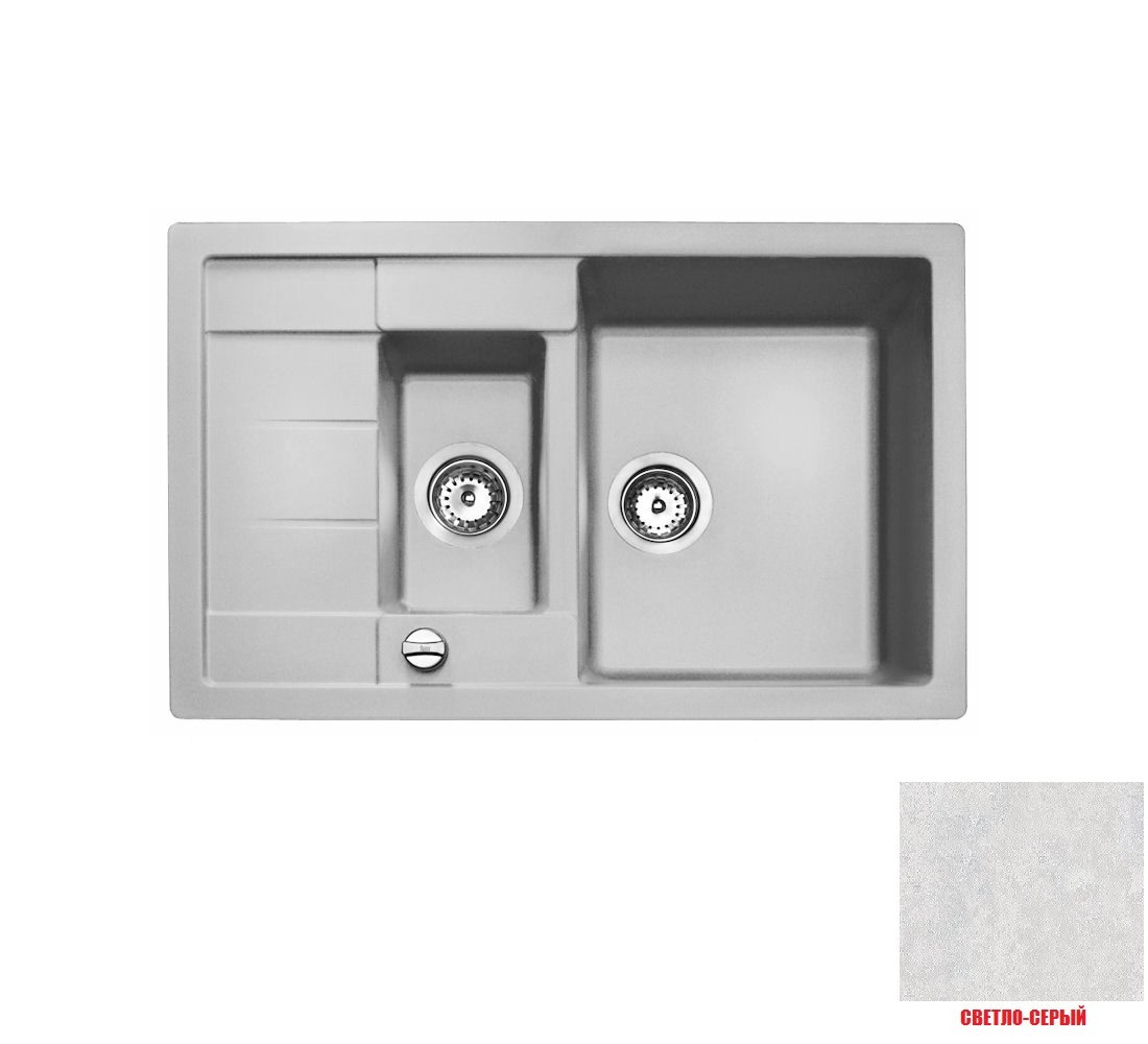 Полуторна мийка    ADAMANT ANILA PLUS ANILA PLUS 780X500X200 09 ANILA PLUS 780X500X200 09