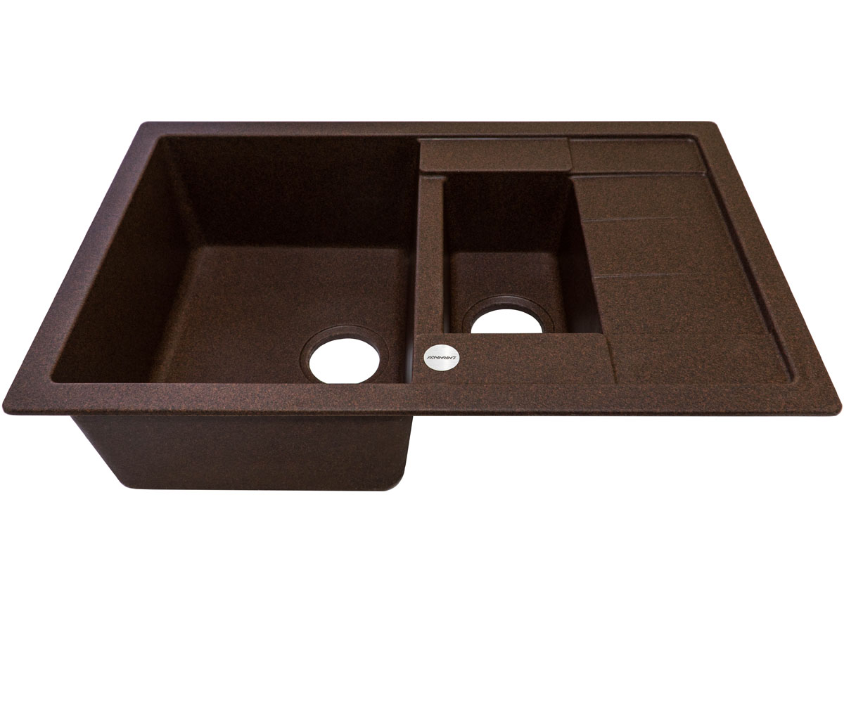 Мойка полуторная  ANILA PLUS ANILA PLUS 780X500X200 12:Фото 2