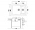 Мойка на полторы чаши  DUPLEX DUPLEX 615X500X200 02:Чертеж 