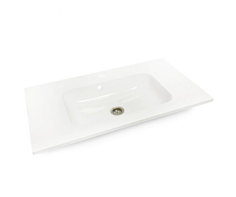 Умивальник Adamant FRATE-100  накладний,  колір білий, 1000x450 (1 сорт) ADAMANT PLAIN FRATE-100 WHITE-01 FRATE-100 WHITE-01