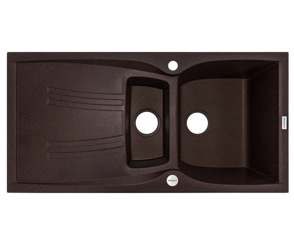 Мойка на полторы чаши ADAMANT NEW LINE PLUS NEW LINE PLUS 980X500X230 05 NEW LINE PLUS 980X500X230 05