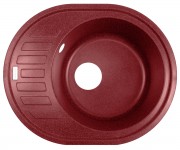 Мойка овальная ADAMANT OVUM OVUM 620X500X200 RED