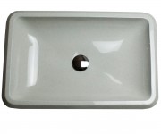 АДАМАНТ ПЛЕЙН 590X390 врізний умивальник 59 см 10 ADAMANT PLAIN PLAIN 590X390 10