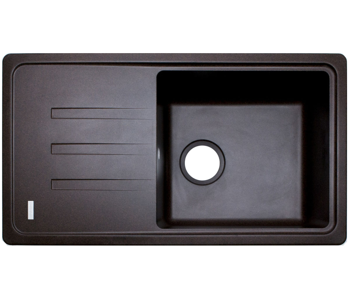 Мийка з крилом ADAMANT SLIM LONG SLIM LONG 780X435X200 12 SLIM LONG 780X435X200 12