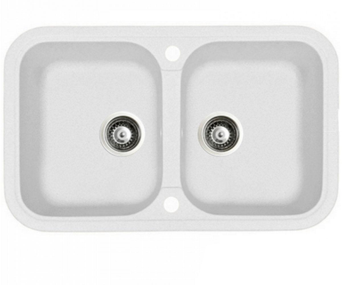 Подвійна кухонна мийка ADAMANT TWINS TWINS 770X470X190 01 TWINS 770X470X190 01
