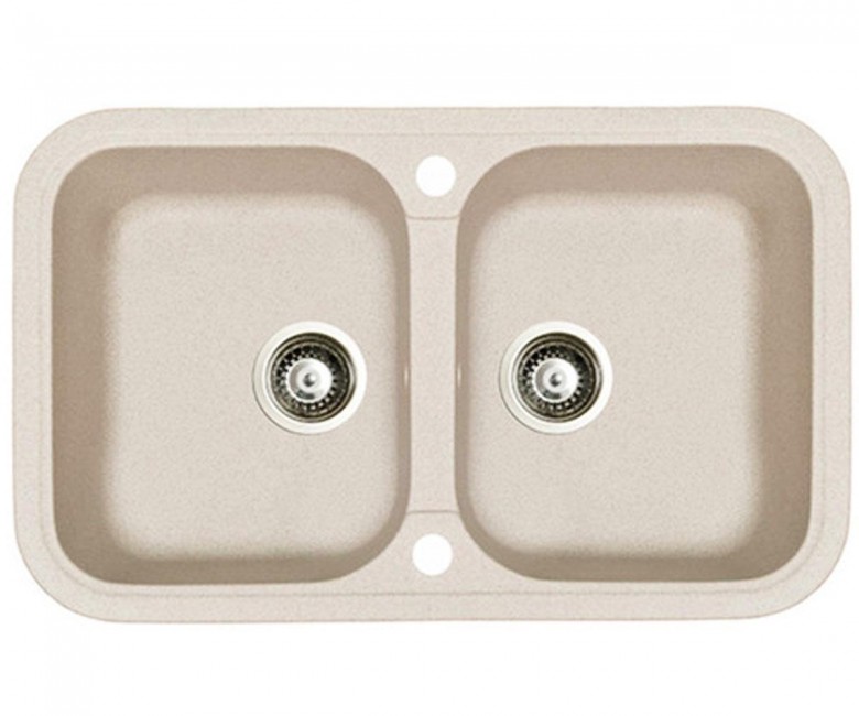 Подвійна кухонна мийка ADAMANT TWINS TWINS 770X470X190 02 TWINS 770X470X190 02