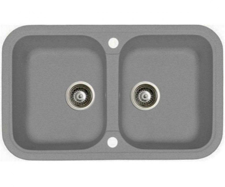 Подвійна кухонна мийка ADAMANT TWINS TWINS 770X470X190 04 TWINS 770X470X190 04