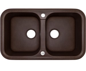 Раковина з двома чашами ADAMANT TWINS TWINS 770X470X190 12