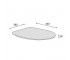 Сиденье для унитаза  DOT 2.0 C555R101:Чертеж 