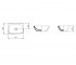 Накладной умывальник  SPOT BAG THREE L273T0R0V0:Чертеж 