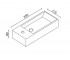 Умывальник с отверстием слева  AQUAFREDDA RECTANGULAR L319T0R1V3:Чертеж 