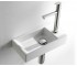 Умывальник с отверстием слева  AQUAFREDDA RECTANGULAR L319T0R1V3:Фото 2