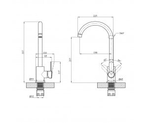 Кухонна машина Agua Elposo-InoX035 AGUA  ELPOSO-INOX035