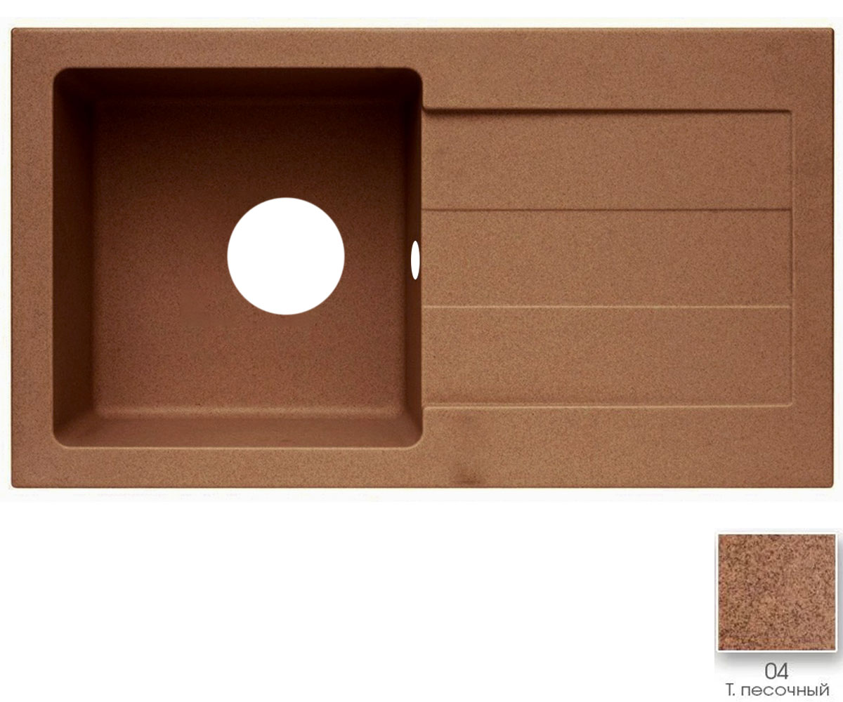 Прямокутна мийка АКВАКОМПОЗИТ  MDA 04 MDA 04