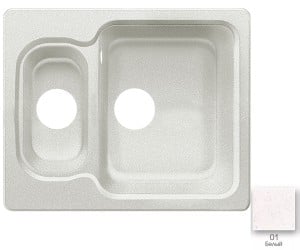 Мийка на півтори чаші АКВАКОМПОЗИТ  RODOS 61X50 01