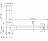 Сифон для раковины алкапласт DESIGN A402:Чертеж 