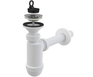 Сифон для раковини з пробкою  ALCAPLAST A410