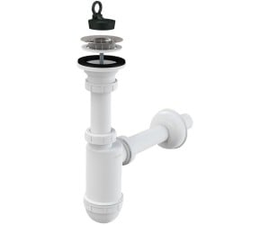 Сифон для раковини с пробкой ALCAPLAST  A411