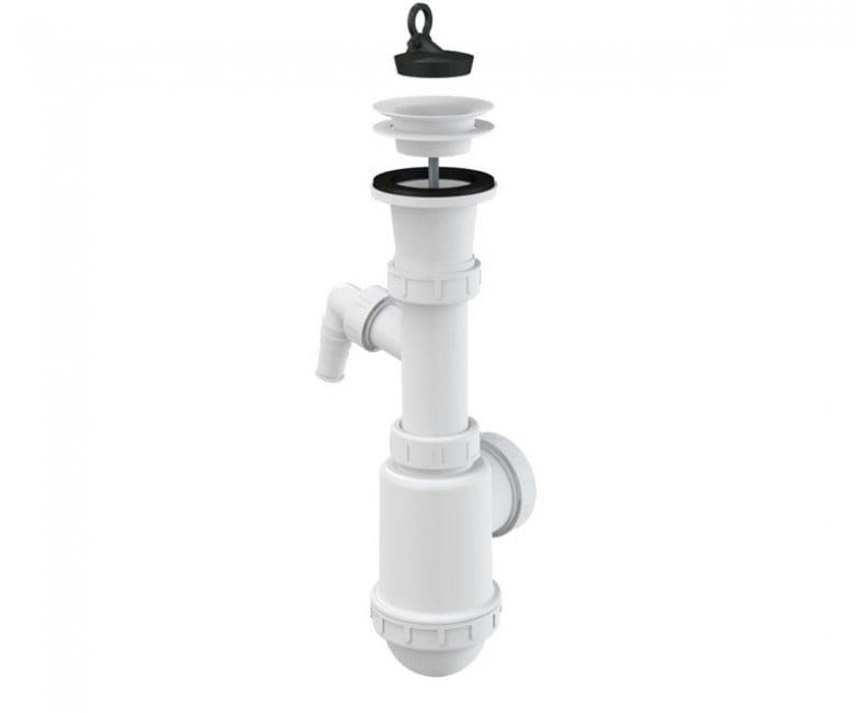 Сифон для мийки зі штуцером ø50/40 ALCAPLAST  A442P-DN50/40 A442P-DN50/40