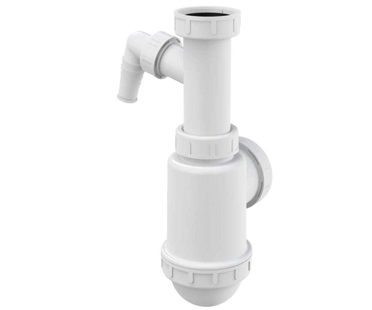 Сифон для мийки c підведенням dn50/40   ALCAPLAST  A443P-DN50/40 A443P-DN50/40