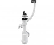 Сифон для раковини з переливом ALCAPLAST  A444P-DN50/40