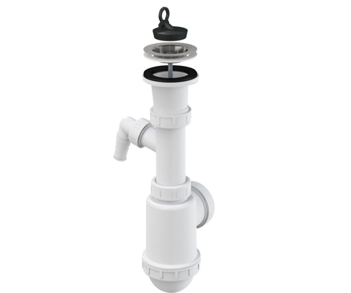 Сифон для мийки ALCAPLAST  A446P-DN50/40 A446P-DN50/40