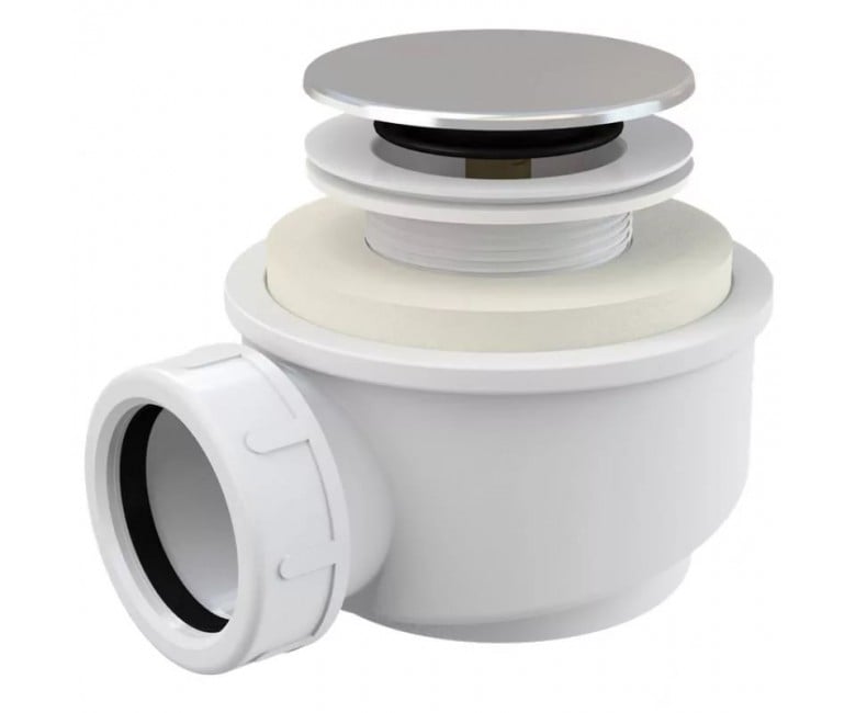Сифон для піддону з клапаном click/clack ALCAPLAST  A476-50 A476-50