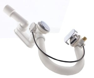 Сифон з хромованим пластиком ALCAPLAST  A564CRM1