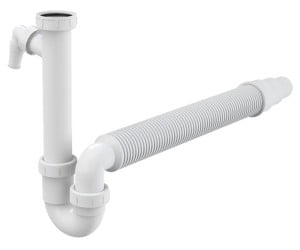 Сифон для мийки зі штуцером dn50/40 ALCAPLAST  A83-DN50/40