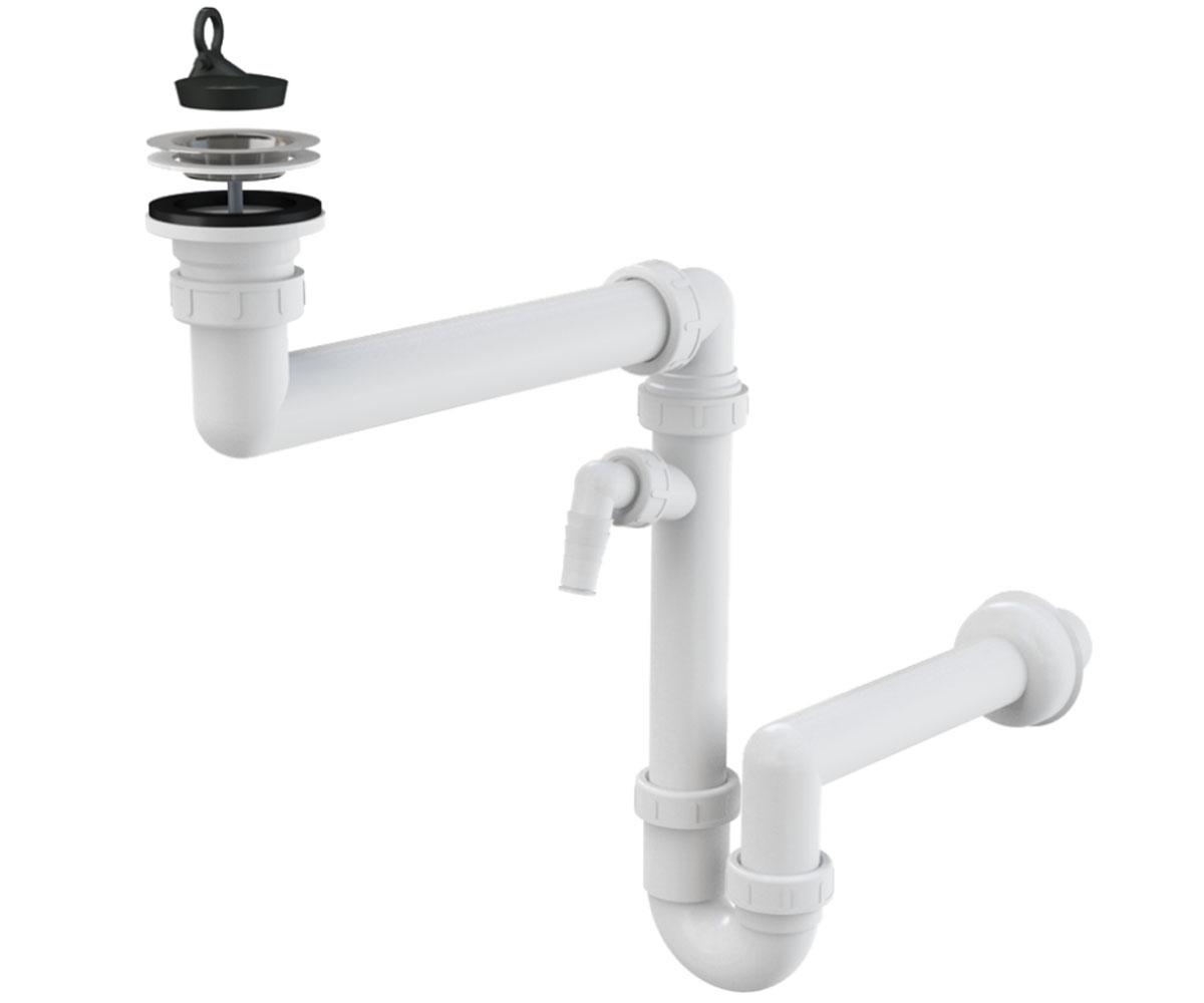 Сифон для мийки зі штуцером dn40 ALCAPLAST  A870P-DN40 A870P-DN40