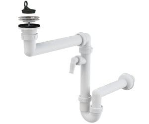 Сифон для мийки зі штуцером dn40 ALCAPLAST  A870P-DN40
