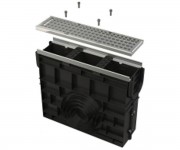 Пісковловлювач alca plast ALCAPLAST  AVZ103R-R104S
