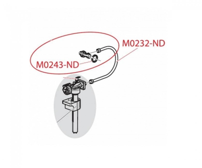Запасна частина alca plast ALCAPLAST  M0232-ND M0232-ND