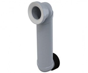Стічне коліно ø110/90 slim ALCAPLAST  MS906
