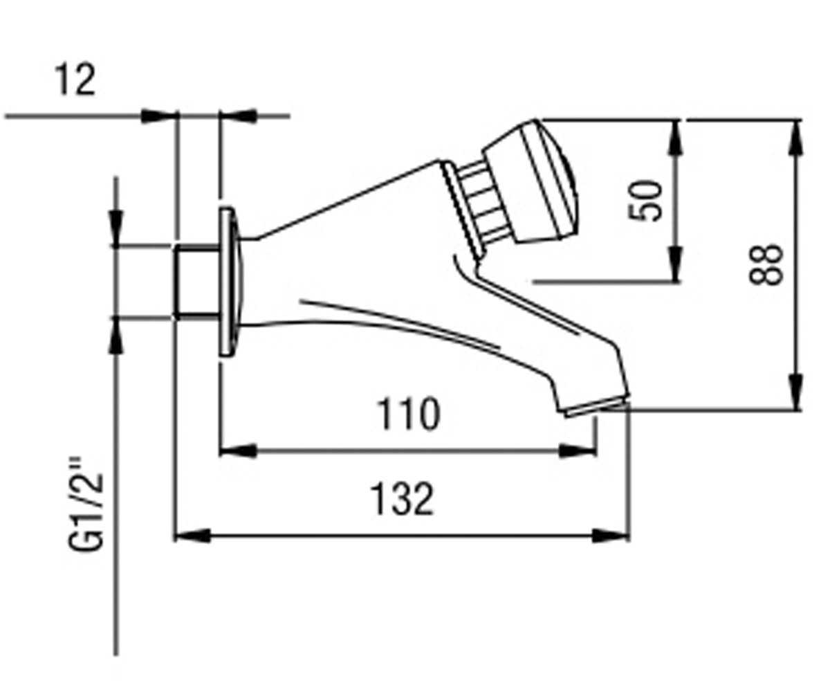 Порционный смеситель  TENDER TR20PP:Чертеж 
