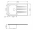 Мойка  GLASSIX 10 1089764:Чертеж 