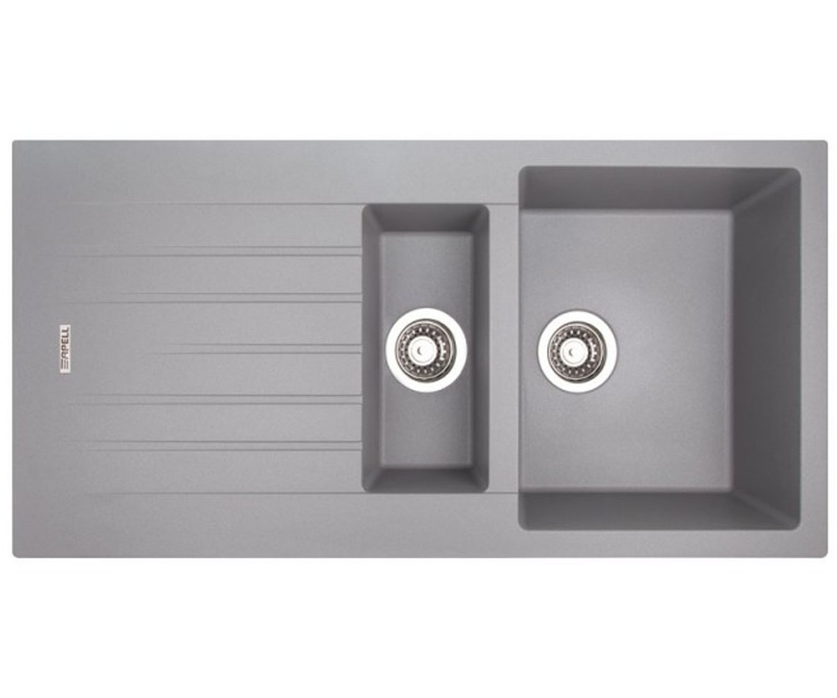 Раковина з полуторною чашею APELL PIETRA PLUS PTPL1002AL PTPL1002AL
