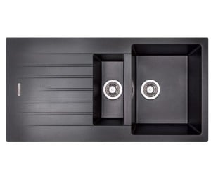 Мийка полуторна з крилом    APELL PIETRA PLUS PTPL1002GB