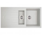 Гранітна мийка з сифоном APELL PIETRA PLUS PTPL1002GW