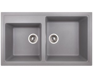 Двойная гранитная мойка PIETRA PLUS PTPL862AL