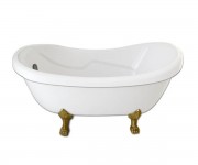 Окремо стояча акрилова ванна APPOLLO  TS-1705 BRONZE
