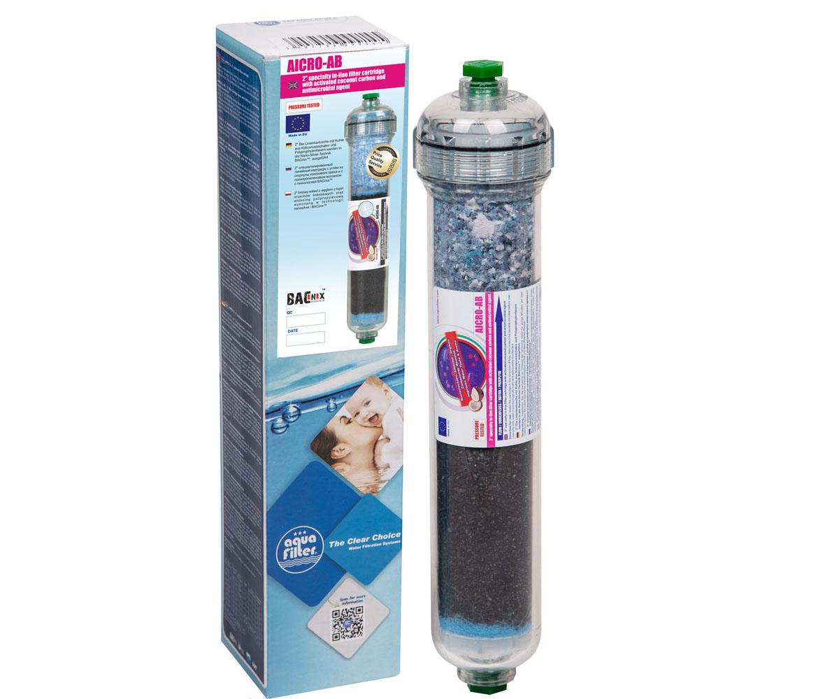 Лінійний картридж 2,5 х 12 AQUAFILTER  AICRO-AB AICRO-AB