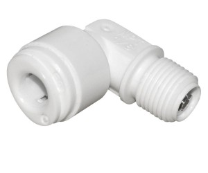 Коліно із зворотним клапаном 1/4 рн x 1/4 AQUAFILTER  AQ-A4ME4-CV-W