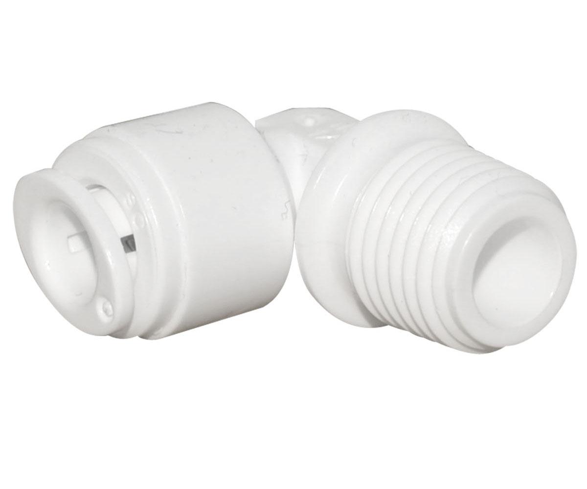 Коліно під шланг 3/8 рн x 1/4 1D AQUAFILTER  AQ-A4ME5-W AQ-A4ME5-W