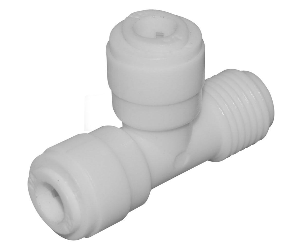 Трійник під шланг 1/4 AQUAFILTER  AQ-A4MT4-W AQ-A4MT4-W