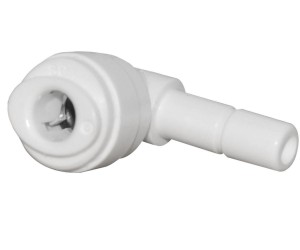 Коліно-регулятор 1/4 до шлангу AQUAFILTER  AQ-A4SE4-W