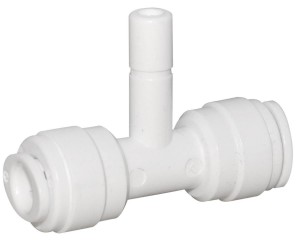 Потрійний фітінг для зєднання вузлів AQUAFILTER  AQ-A4TR4-W
