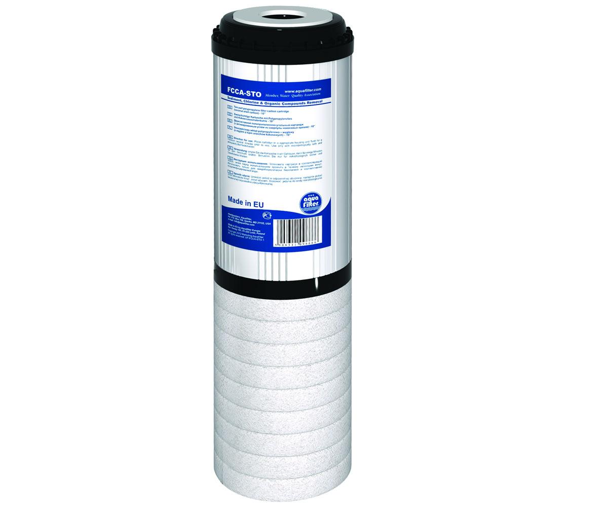Вугільний картридж 10 1D AQUAFILTER  FCCA-STO FCCA-STO