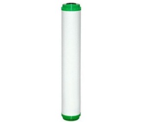 Картридж з активованим вугіллям і засипанням 20 slim AQUAFILTER  FCCBKDF-L