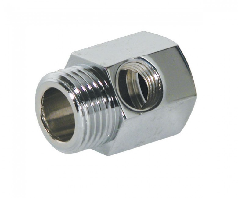 Латунний адаптер 3/8 DDm x 3/8f x 1/4 DDf AQUAFILTER  FT03 FT03